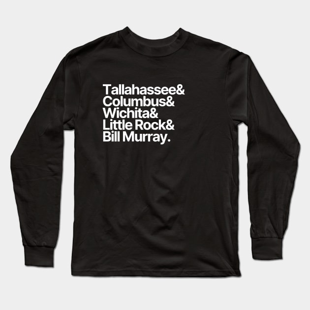 Zombieland Character List Long Sleeve T-Shirt by popculturelists